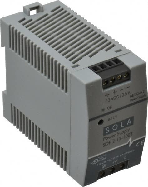 SOLA SDP2-12-100-T 100 WATT, 3 TO 2.5 AMP, 264 VAC, 375 VDC