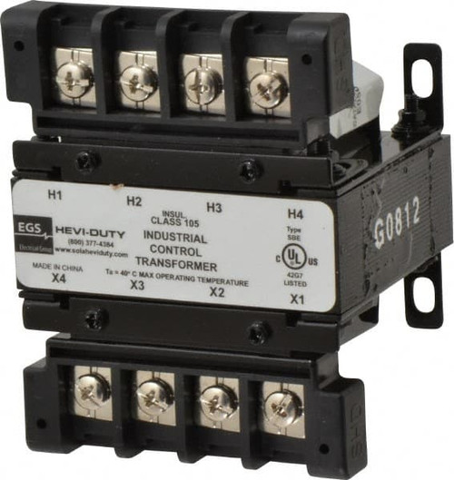 SOLA E050JL 1 PHASE, 0.05 KVA, CONTROL TRANSFORMER