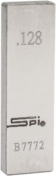 SPI 12-678-9 0.128" RECTANGULAR STEEL GAGE BLOCK
