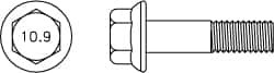 VALUE COLLECTION 428037MSC M16X2.00 METRIC COARSE, 110MM LENGTH UND