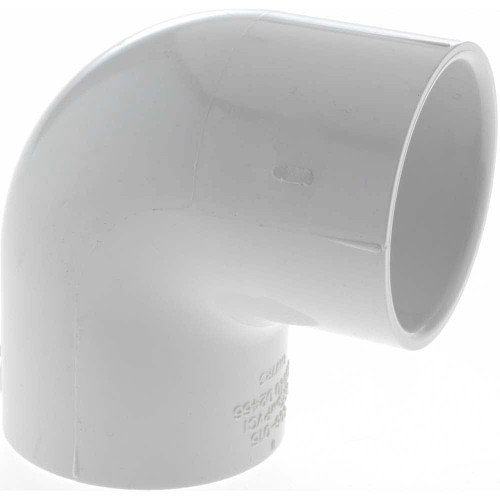 VALUE COLLECTION 406-015 1-1/2" PVC PLASTIC PIPE 90&DEG; ELBOW