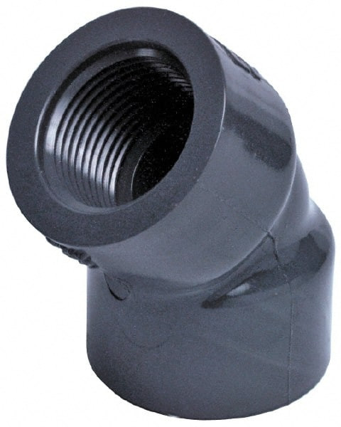 VALUE COLLECTION 417-060 6" PVC PLASTIC PIPE 45&DEG; ELBOW