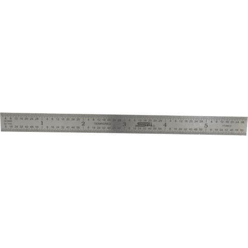 SPI 13-884-2 6" LONG, 1/64, 1/32" AND 0.5, 1MM GRADUA
