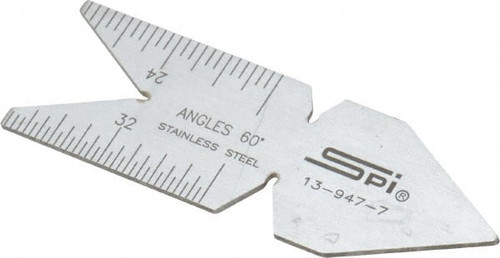 SPI 13-947-7 60&DEG; ANGLE, CHROME COATED STEEL CENTE