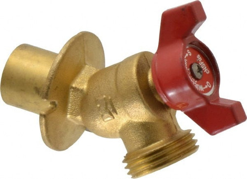 MUELLER INDUSTRIES 108-553HN 1/2" PIPE, BRASS SILLCOCK