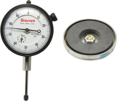STARRETT 87032B-S MAGNETIC BASE & DIAL INDICATOR