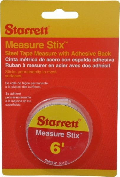 STARRETT 63169 6 FT. LONG X 3/4 INCH WIDE, 1/32 AND 1/1