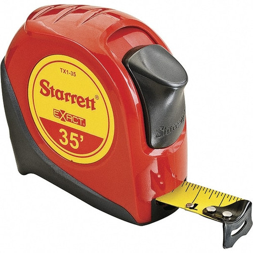 STARRETT 30658 35' X 1" YELLOW BLADE TAPE MEASURE