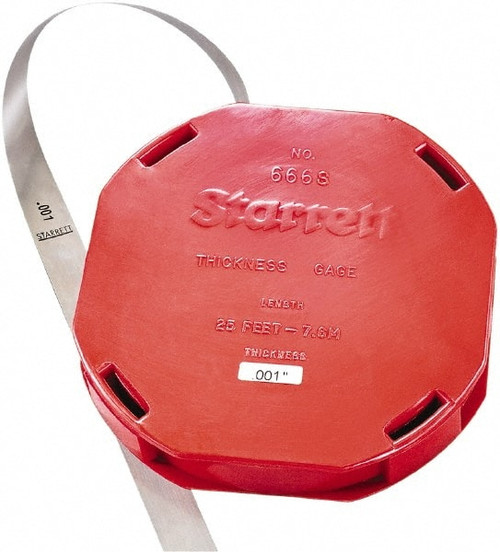 STARRETT 666S-1 SS THICKNESS GAGE- .001 - ALT NUMBER - 7