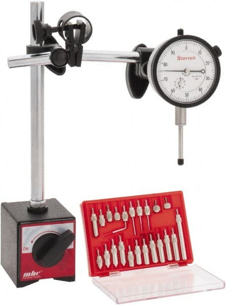 STARRETT STC99994D MAGNETIC BASE & DIAL INDICATOR