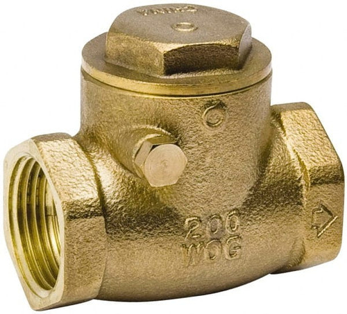 VALUE COLLECTION 101-004NL 3/4" BRASS CHECK VALVE