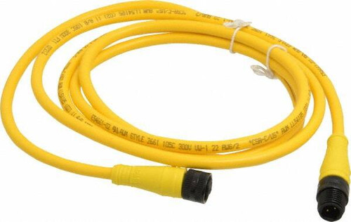 BRAD HARRISON 772030D02F060 FEMALE TO MALE CORDSET SENSOR AND RECEPT