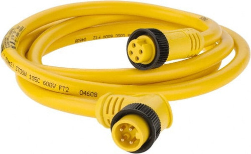 BRAD HARRISON 114022A01F060 10 AMP, FEMALE 90&DEG; TO MALE 90&DEG; C