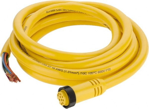 BRAD HARRISON 301000A01F120 7 AMP, FEMALE STRAIGHT TO PIGTAIL CORDSE