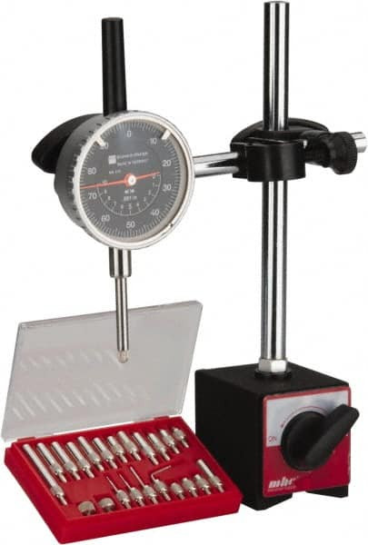 TESA BROWN SHARPE 06412621 MAGNETIC BASE & DIAL INDICATOR