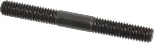 JERGENS 38124 3/8-16 3-1/2" OAL EQUAL DOUBLE THREADED 