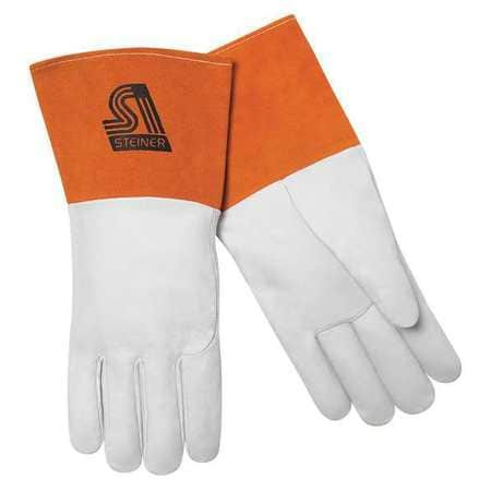 STEINER INDUSTRIES 0224-2X WELDING GLOVES TIG APPLICATION BEIGE PR