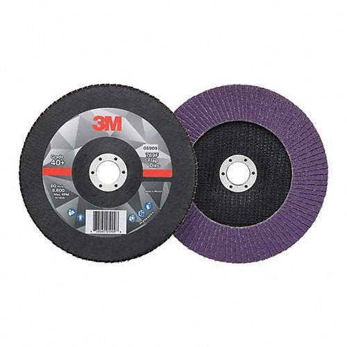 3M 769F-498X92 FLAP DISC TYPE 27 7 DIA. 40 GRIT COARSE