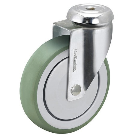 MEDCASTER CH05AMP125SWHK01 BOLT-HOLECASTER,5"DIA,SWIVEL,RUBBER