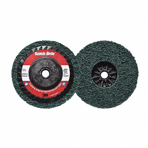 3M XC-RD-498Y71 QUICK CHANGE DISC NON-WOVEN SHANK GRN