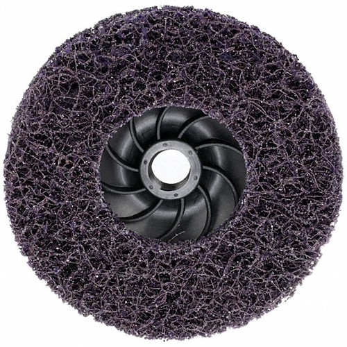 3M XO-RD-498Y34 QUICK CHANGE DISC NON-WOVEN SHANK PURPLE