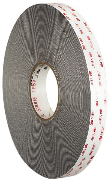3M 7000048597 3M(TM) VHB(TM) TAPE 4941 GRAY, 3/4 IN X 