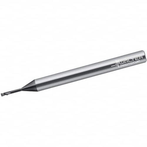 WALTER PROTOTYP 5150517 1MM DIAM 2 FLUTE SOLID CARBIDE 0.1MM COR