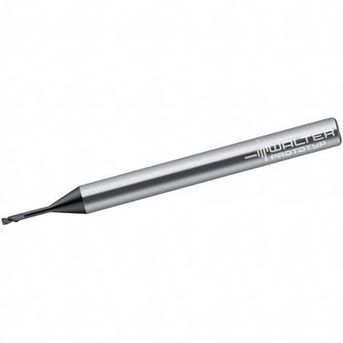 WALTER PROTOTYP 5150551 1MM DIAM 2 FLUTE SOLID CARBIDE 0.1MM COR