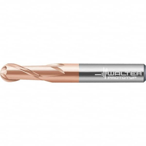 WALTER PROTOTYP 7255195 5MM DIAM, 4MM LOC, 2 FLUTE SOLID CARBIDE