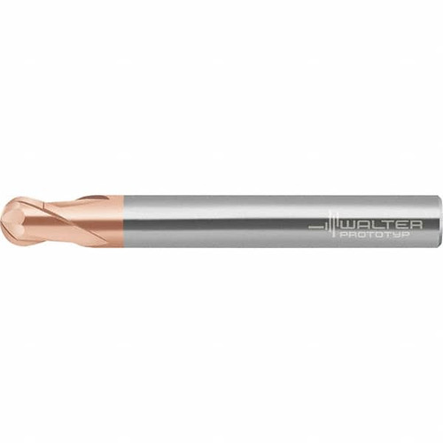 WALTER PROTOTYP 7255220 10MM DIAM, 8MM LOC, 2 FLUTE SOLID CARBID