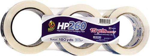 DUCK DUCHP260C03 PACK OF (3), 1-7/8" X 60 YD ROLLS OF CLE