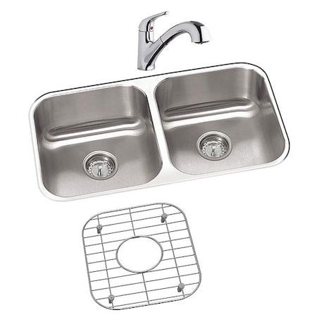 ELKAY DXUH3118DFBG DAYTON STAINLESS STEEL 31-3/4" X 18-1/4"