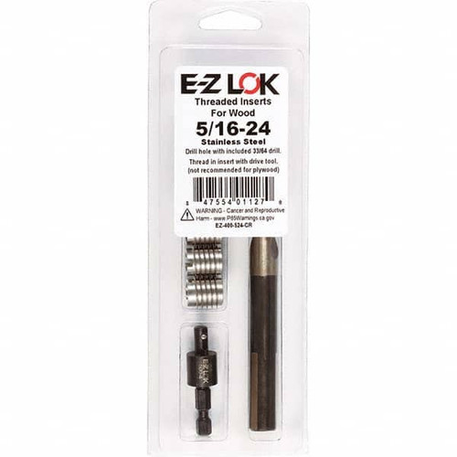 E-Z LOK EZ-400-524-CR THREADREPAIRKIT:THREADEDINSERT