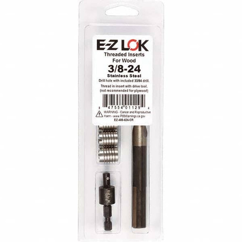 E-Z LOK EZ-400-624-CR THREADREPAIRKIT:THREADEDINSERT