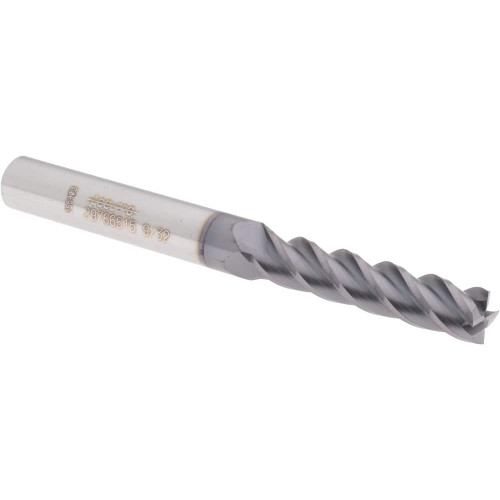 ACCUPRO 14788564 SQUARE END MILL: 4 FLUTES, SOLID CARBIDE