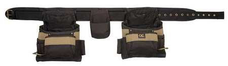 CLC CUSTOM LEATHER CRAFT 1604 APRON,17 POCKET,COMBO,BLACK,LEATHERCRAFT