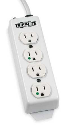 TRIPP LITE PS-415-HG POWER STRIP,4 OUTLET,ALL-METAL CORDED