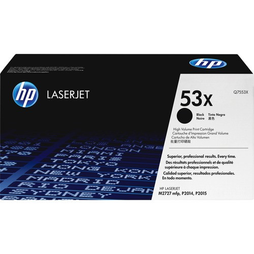 HEWLETT PACKARD Q7553X BLACK TONER,HP 53X LJP2015 HY