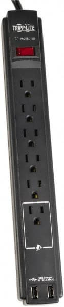 TRIPP LITE TLP606USBBTAA SURGE SUPPRESSOR,TLP606USBBTAA,6 OUTLET