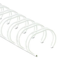 FELLOWES 52542 BINDING SPINES WIRE - WHITE 3/8IN 25PK,D