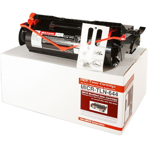 MICROMICR CORPORATION MICRTLN644 TONER CARTRIDGE,MICR,64015HA,LEXMARK