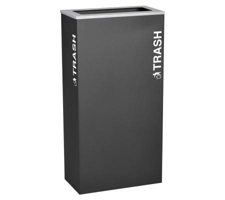 EX-CELL KAISER LLC RC-KD17-T BLX CAN TRASH KALEIDOSCOPE 17 GAL BLK TRASH