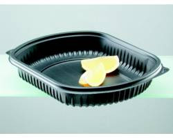 PACTIV 0CN846360000 TRAY,1-CMPRT,MCRWV,250,BK