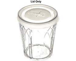 CARLISLE FOOD SERVICE PRODUCTS DX5900ST8714 LID STRAW SLOT F/9-12 OZ FENWICK TUMBLER