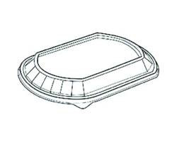 PACTIV YCN8462H00D0 LID,MEALMSTRDOME,252,CLR