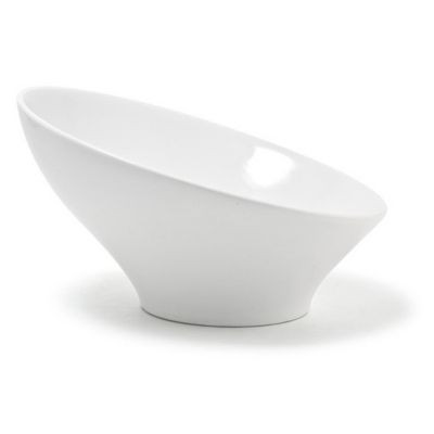 FRONT OF THE HOUSE DBO057WHP21 BOWL SLANTED 32 OZ WHT