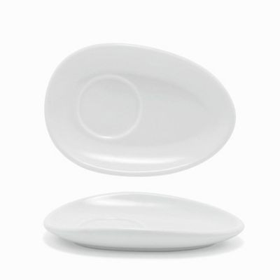 FRONT OF THE HOUSE DCS057WHP23 SAUCER 5" TIDES PORC WHT