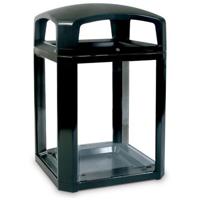 RUBBERMAID COMMERCIAL PRODUCTS FG397500BLA 50 GAL LANDMARK CLASSIC