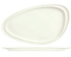 SYRACUSE CHINA 905356404 PLATE 13-3/4X7-1/2" TRIFORM WHT