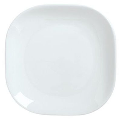 SYRACUSE CHINA 911194422 PLATE SQR 10-5/8" REFLECTIONS COUPE WHT